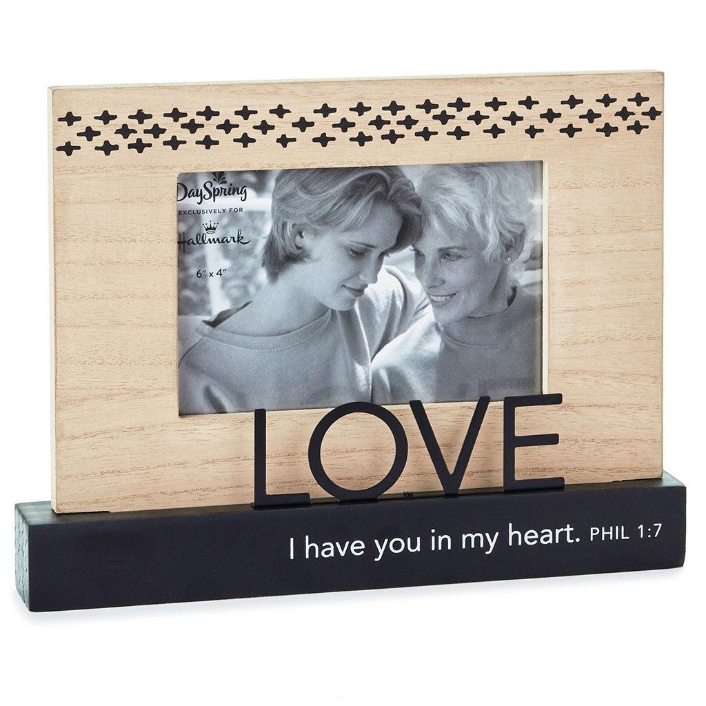 Hallmark  I Have You in My Heart Picture Frame, 4x6