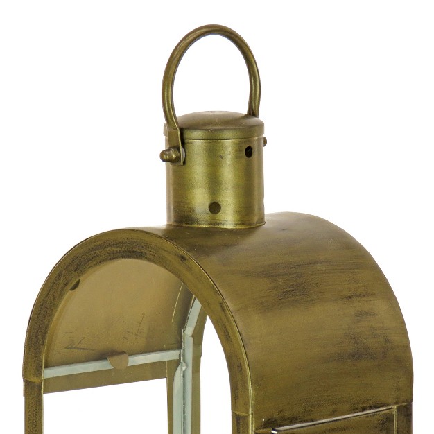 Hgtv Home Collection Arched Candle Lantern Christmas Themed Home Decor Small Antique Bronze 16 In