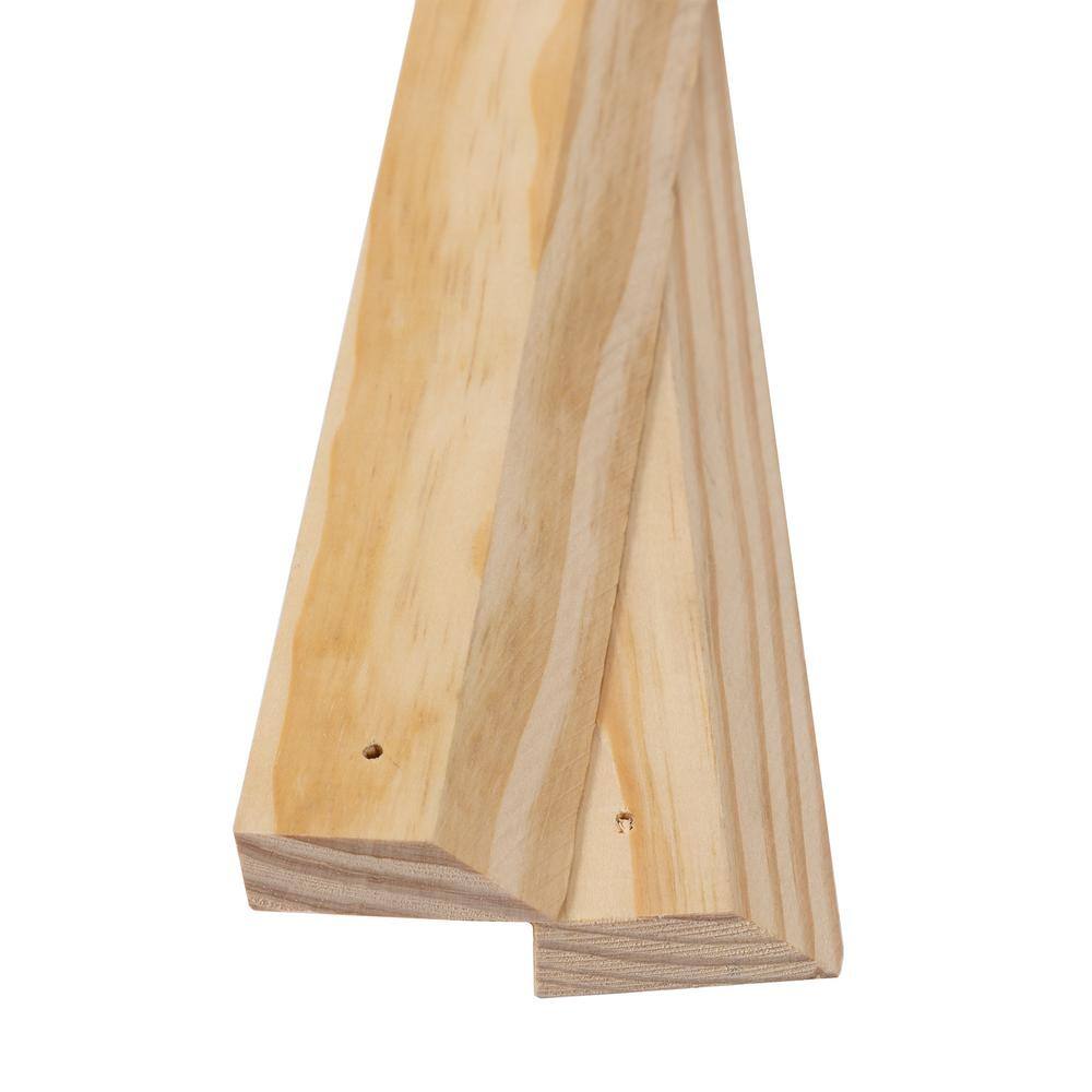 Handprint 1 in. x 2 in. x 12 in. Common Softwood Hanging Cleat Sets (3-Pack) 495073