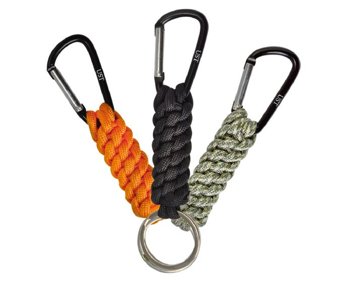 UST Paracord with Biner  Assorted 20-12074