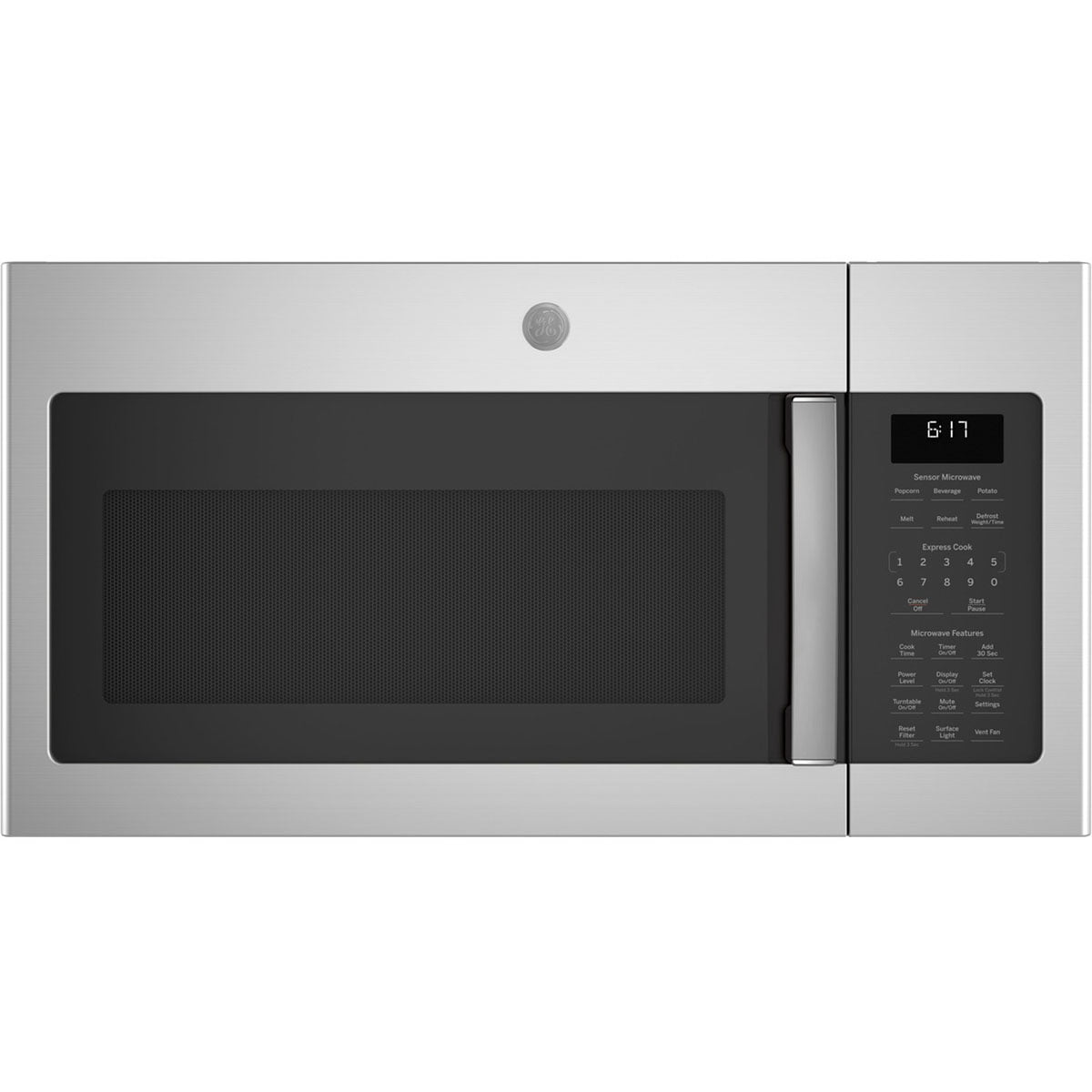 GE 1.7 Cu. Ft. Over-the-Range Fingerprint Resistant Microwave Oven, Stainless Steel