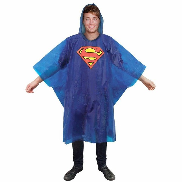 Superman Dc Comics Hooded Rain Pullover