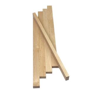 Swaner Hardwood 1 in. x 2 in. x 2 ft. Maple S4S Board (5-Pack) OL04011624ME