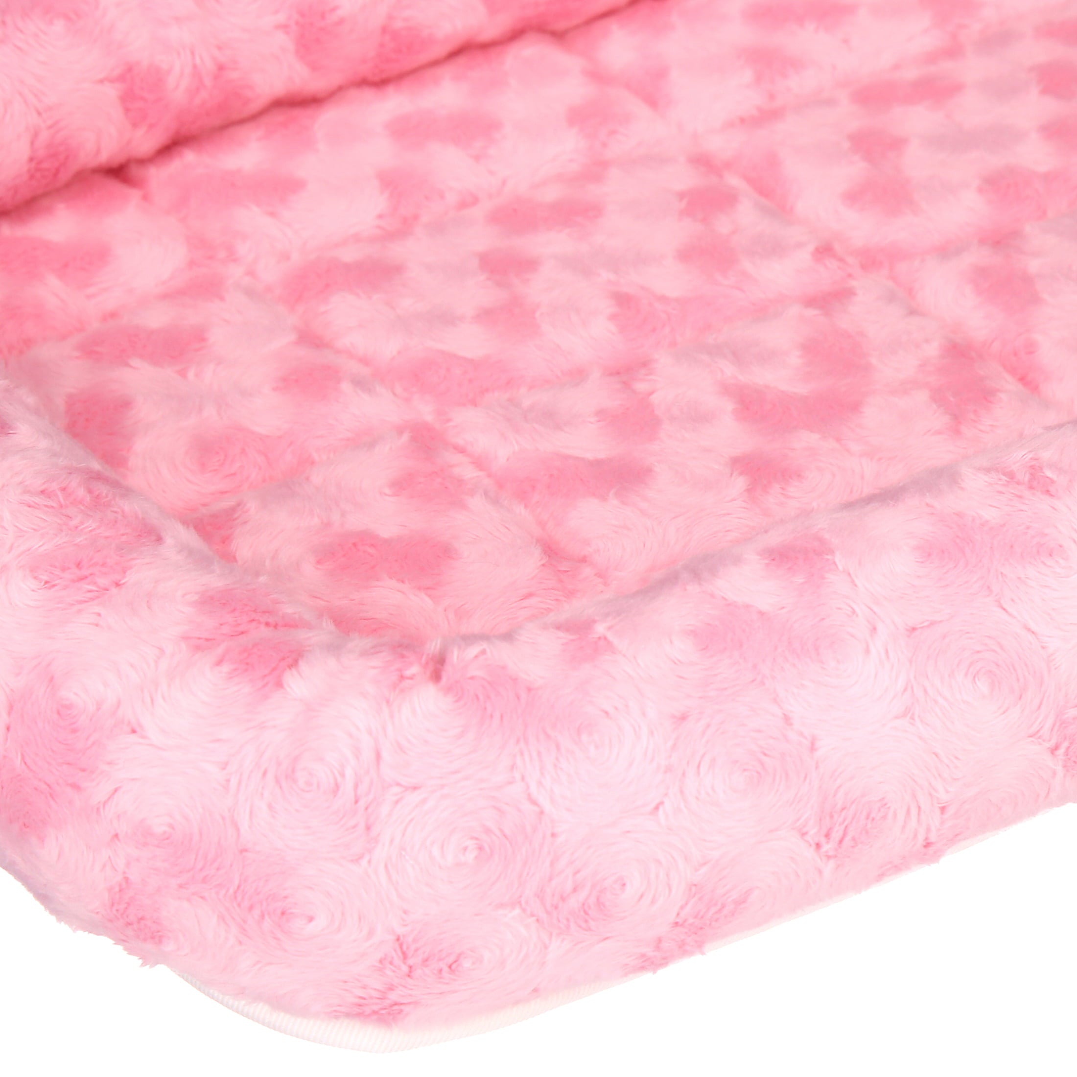 MidWest QuietTime Pet Bed & Dog Crate Mat, Pink 18"