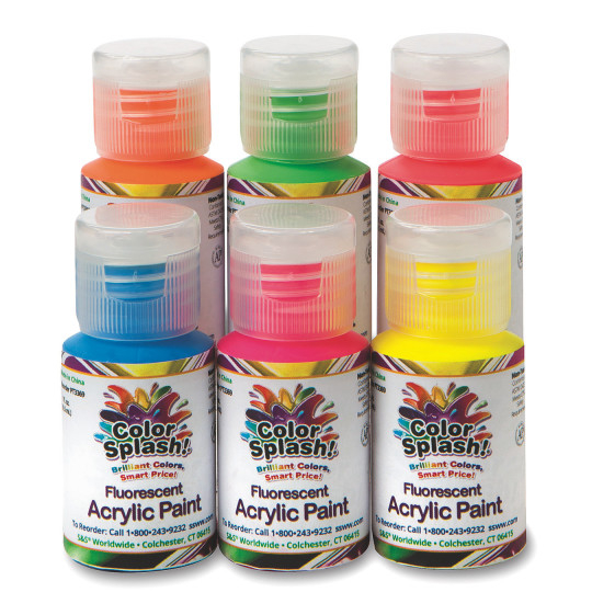 1 oz. Color Splash! Neon Acrylic Paint Pass Around...