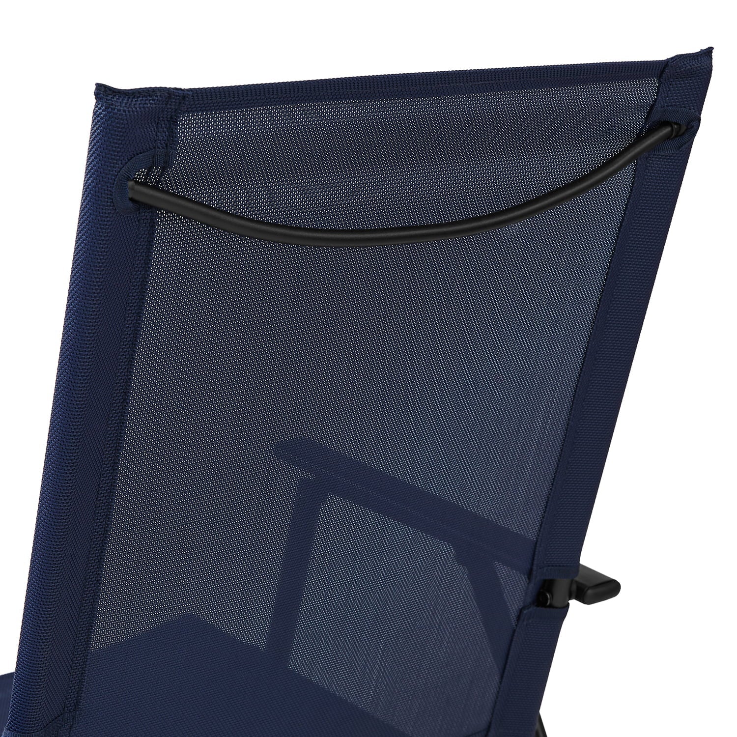 Mainstays Greyson Square Set of 2 Outdoor Patio Steel Sling Folding Chair, Navy