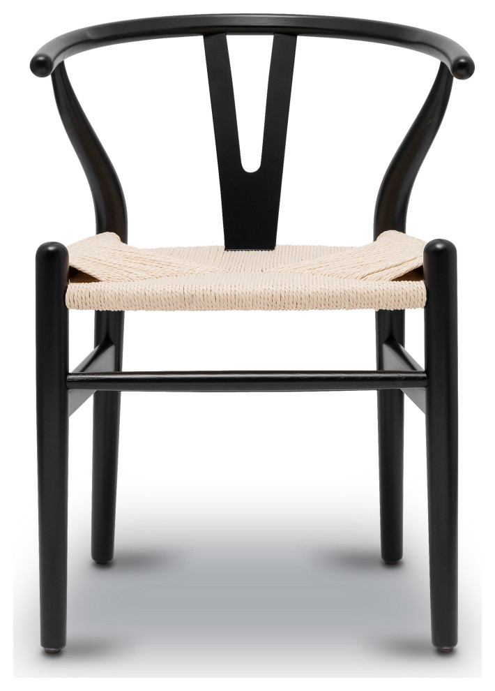 The Sawyer Dining Chair  Wood and Rope   Beach Style   Dining Chairs   by Edgemod Furniture  Houzz