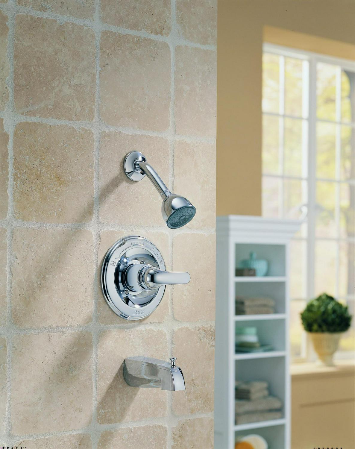 Delta Classic MonitorA 13 Series Tub and Shower Trim in Stainless T13420-SS