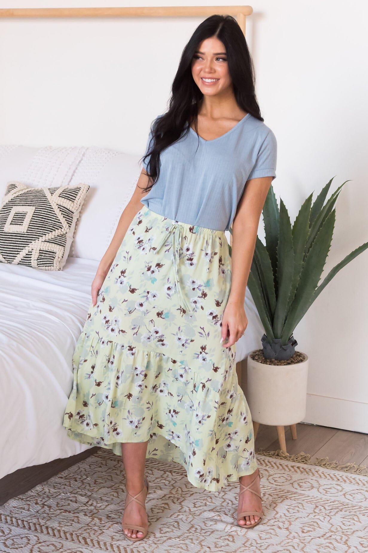 Favorite Blooms Modest Skirt