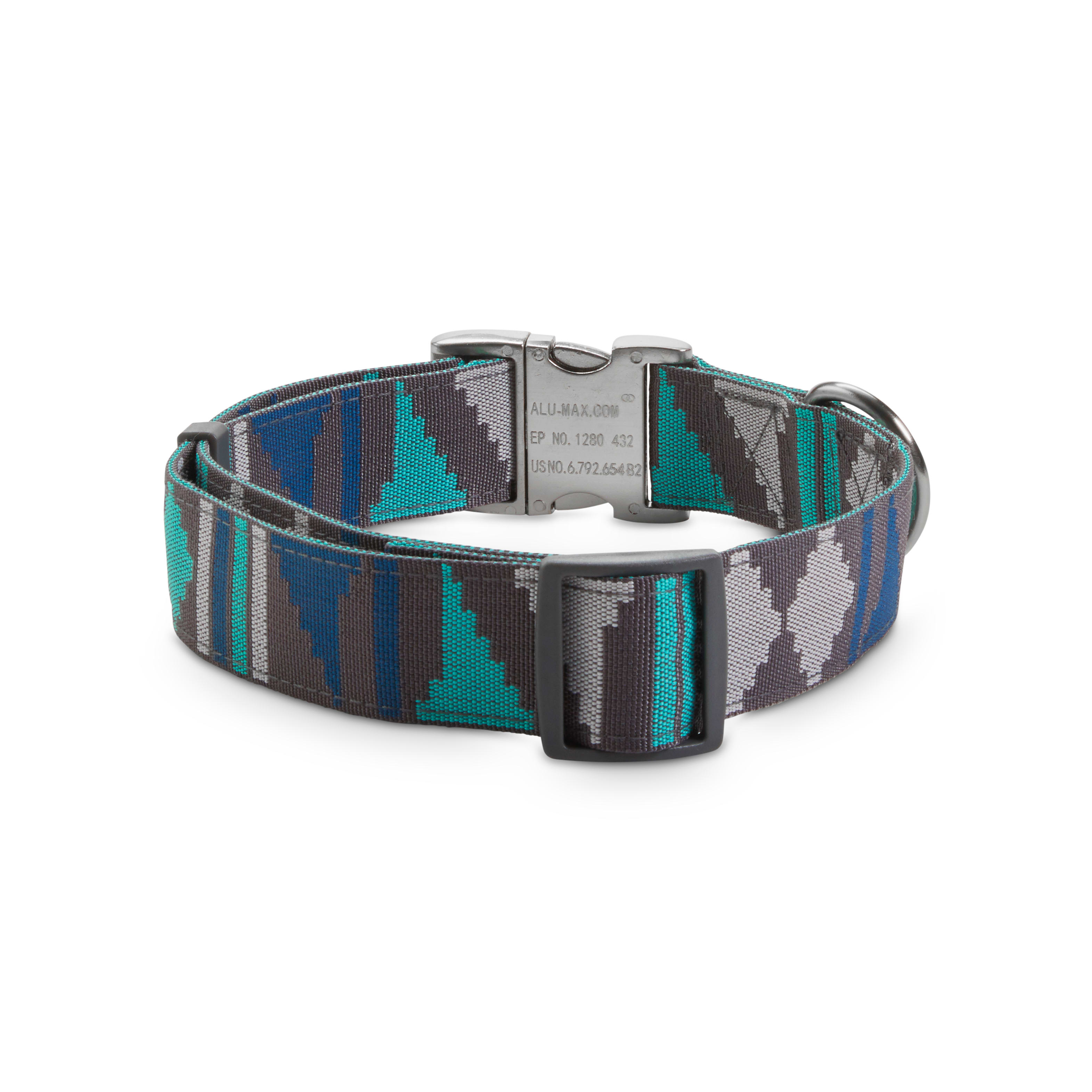 YOULY Grey  Blue Desert Dweller Big Dog Collar， X-Large/XX-Large