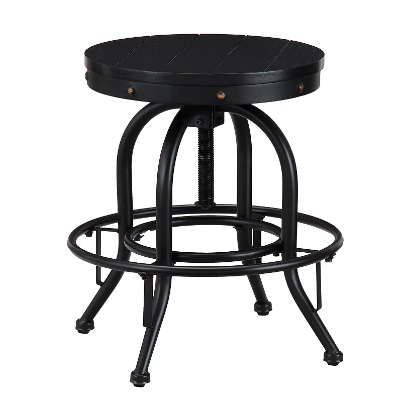 Southern Enterprises Round Adjustable-Height Stool