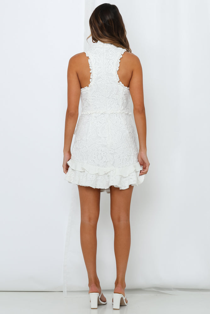 Heads And Tails Dress White