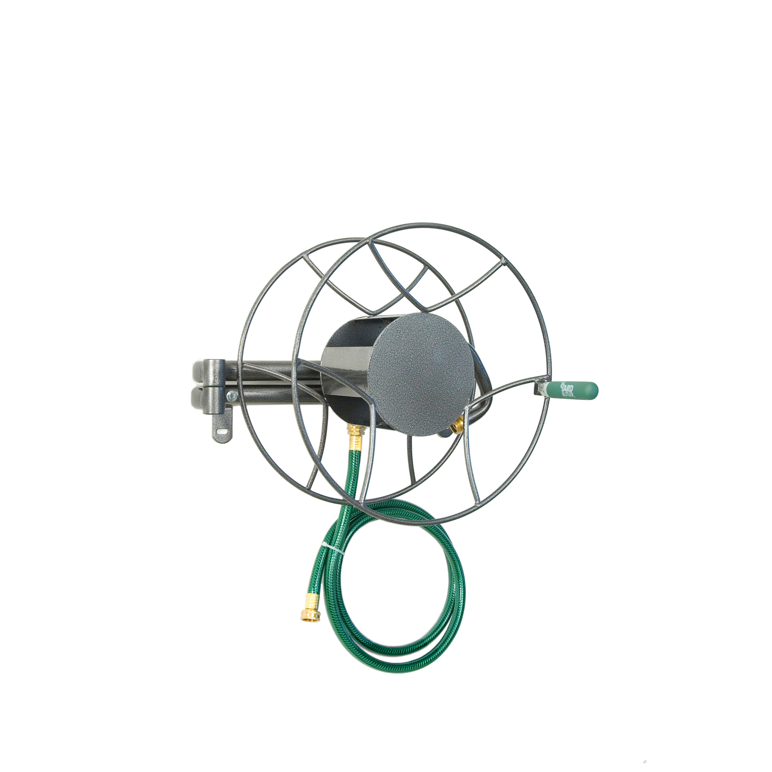 Yard Butler 100 ft. Gray Wall Mounted Hose Reel