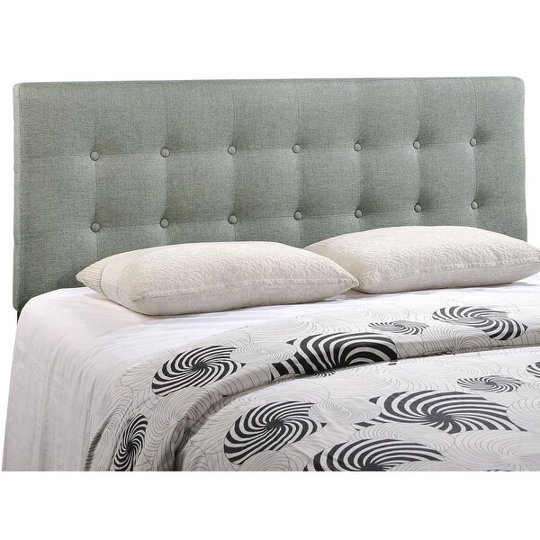 The Gray Barn Silver Lake Morton Button Tufted Queen Headboard - - 20340021