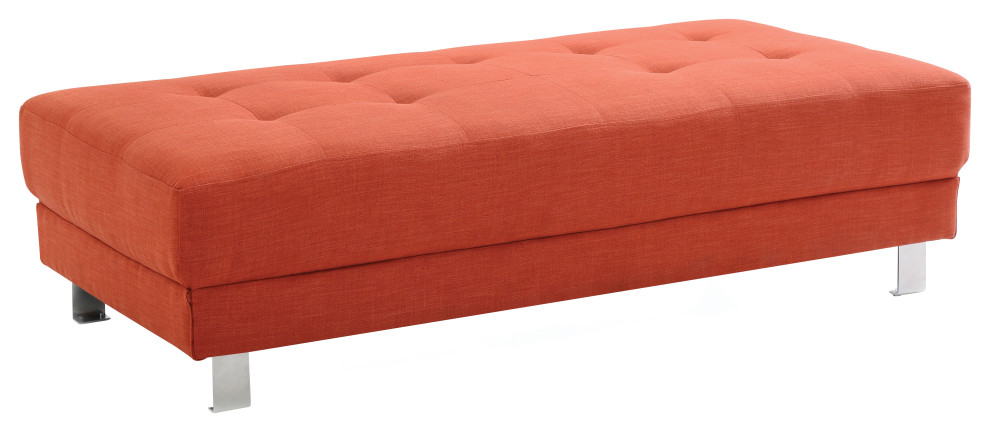 Milan Ottoman   Contemporary   Footstools And Ottomans   by Glory Furniture  Houzz