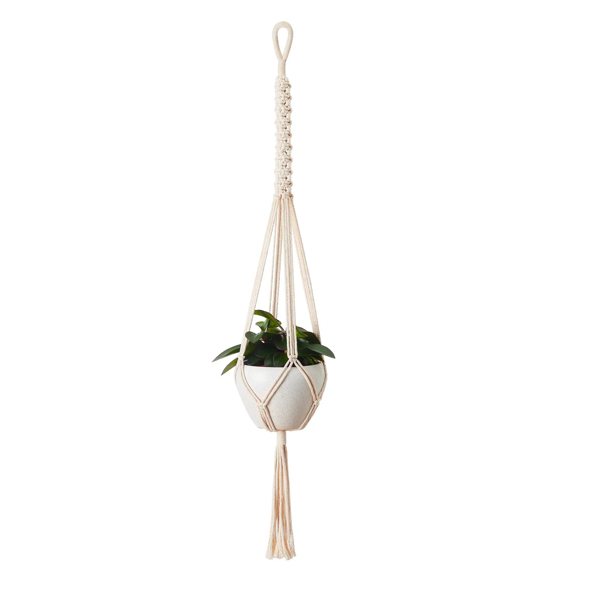 Handmade Hanging Macrame Plant Hanger Flower Pot Hanger For Wall Decoration Garden Home Decoration