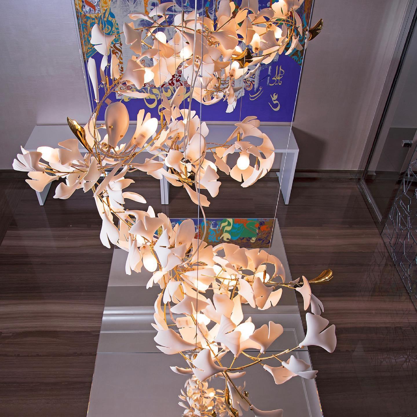 Gingko Chandelier A