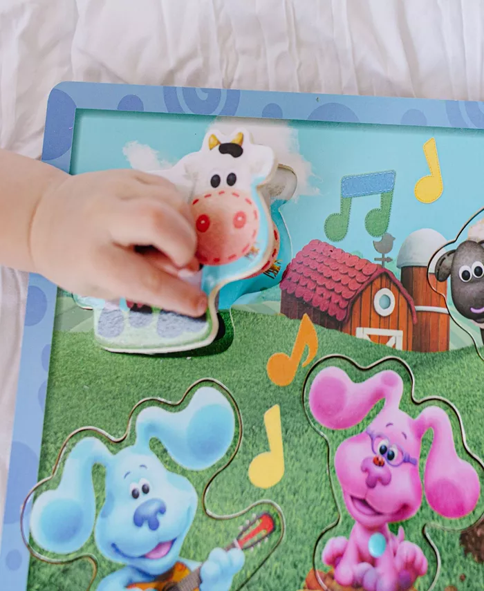 Melissa and Doug Blues Clues You Musical Farm Sound Puzzle  Set of 6