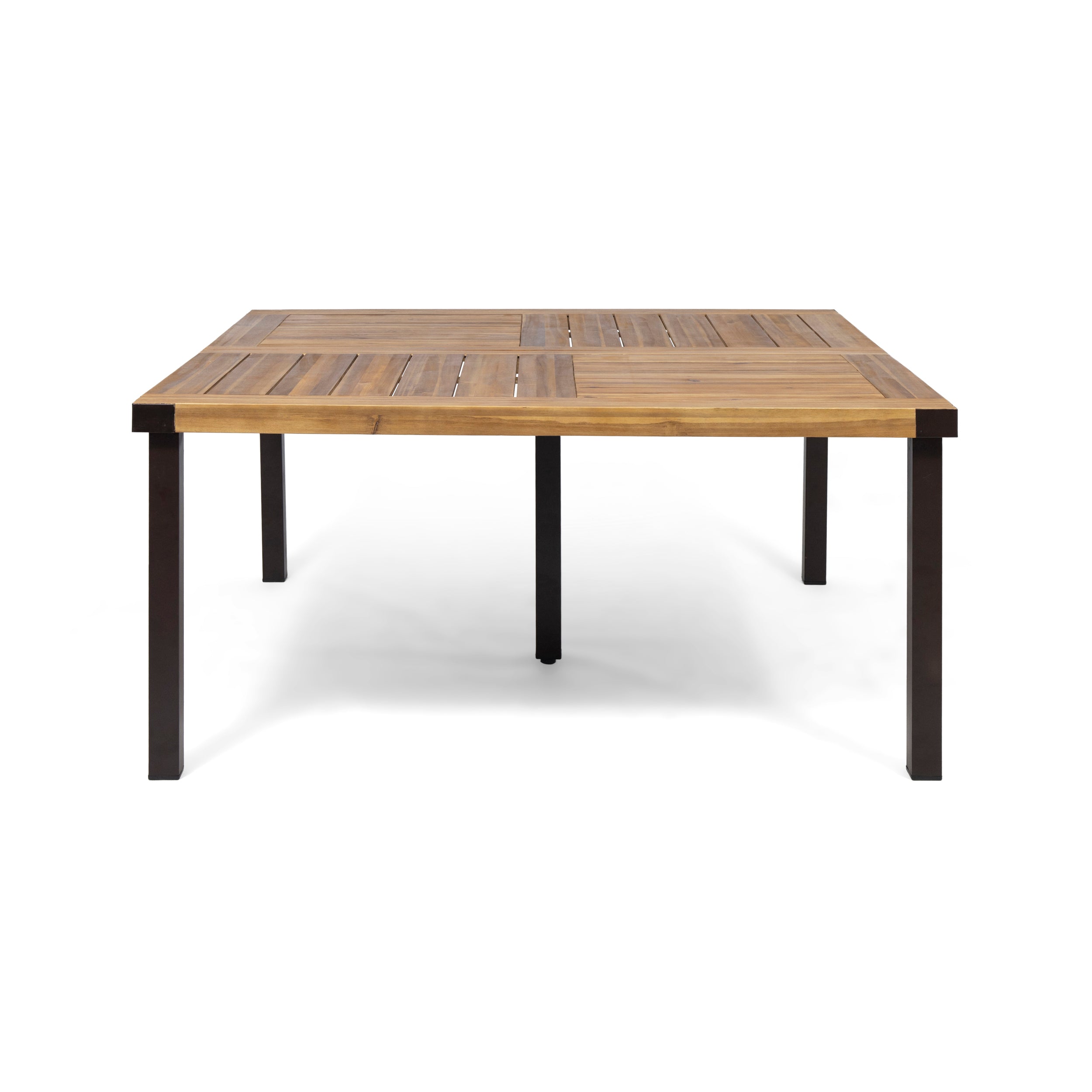 Maggie Outdoor Acacia Wood Dining Table