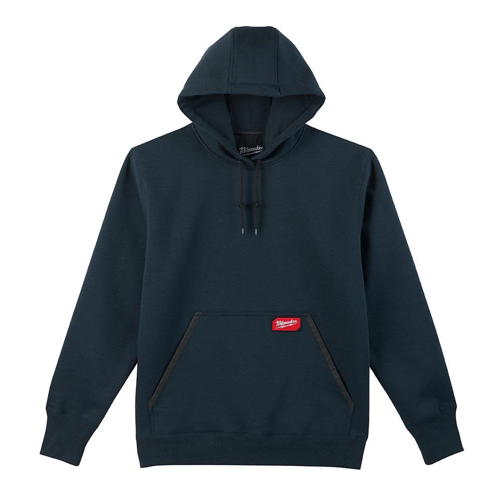 Heavy Duty Blue Pullover Hoodie ; Small