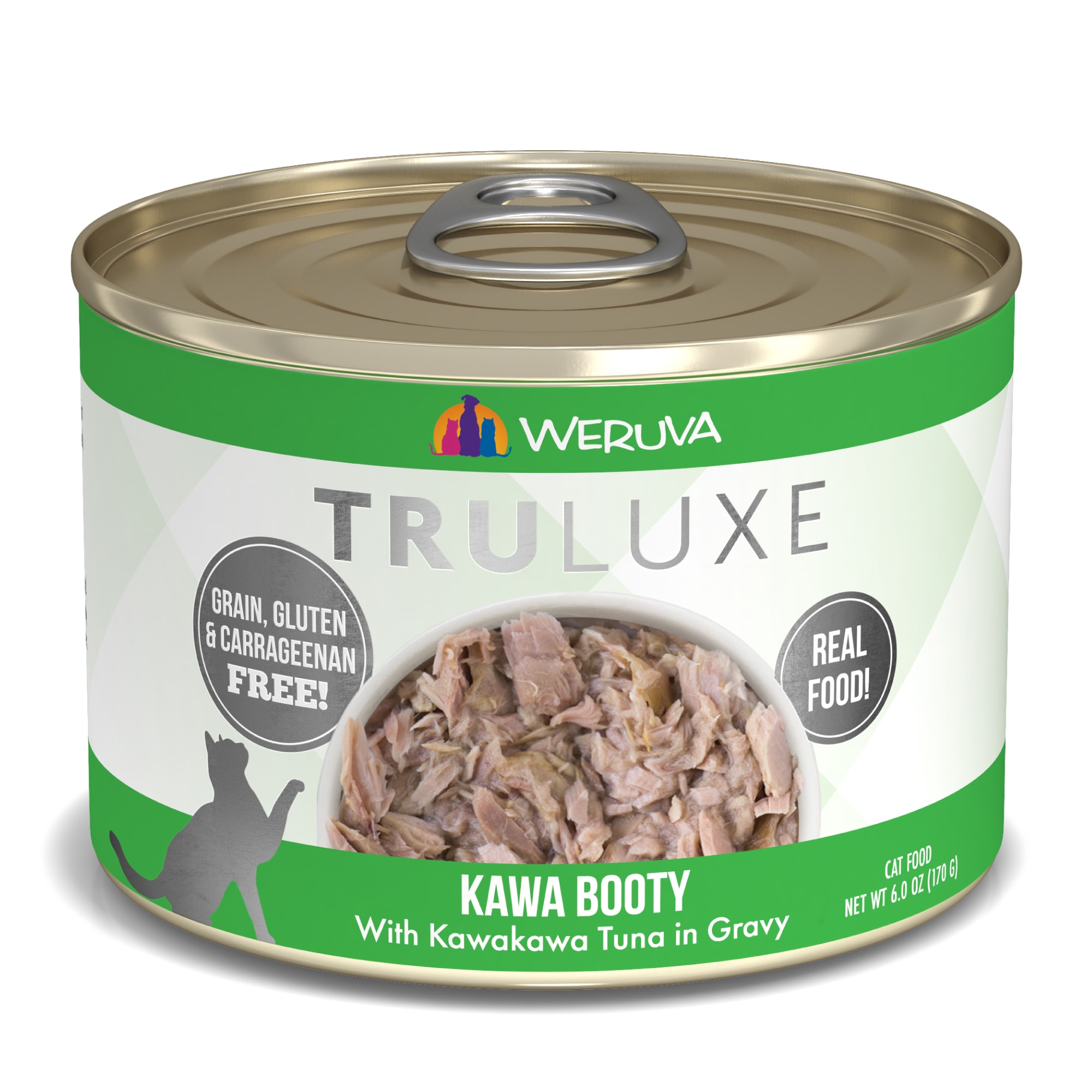 TRULUXE Kawa Booty with Kawakawa Tuna in Gravy Wet Cat Food， 6 oz.， Case of 24