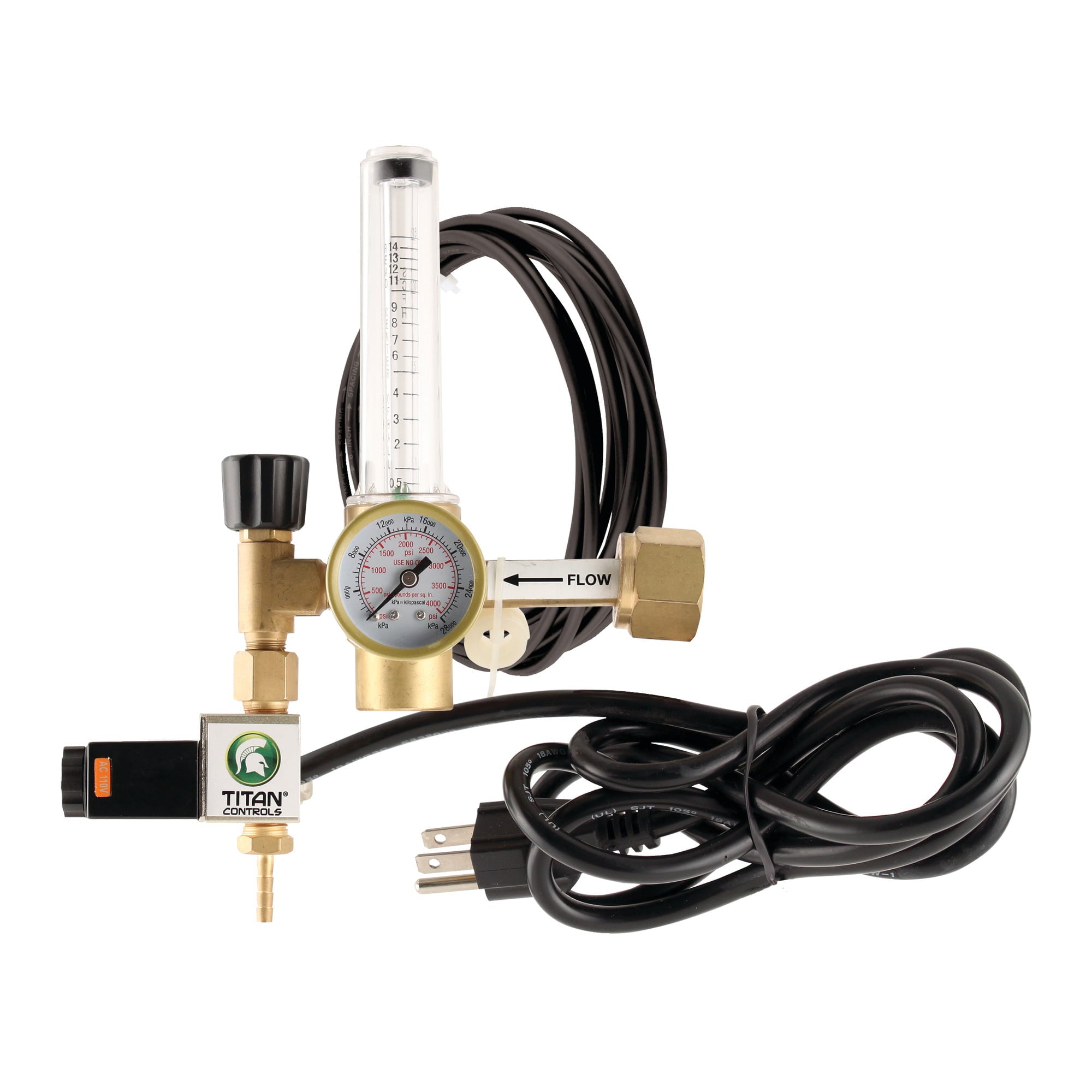 Titan Controls CO2 Regulator， Fits All CO2 Tanks， For Gardens