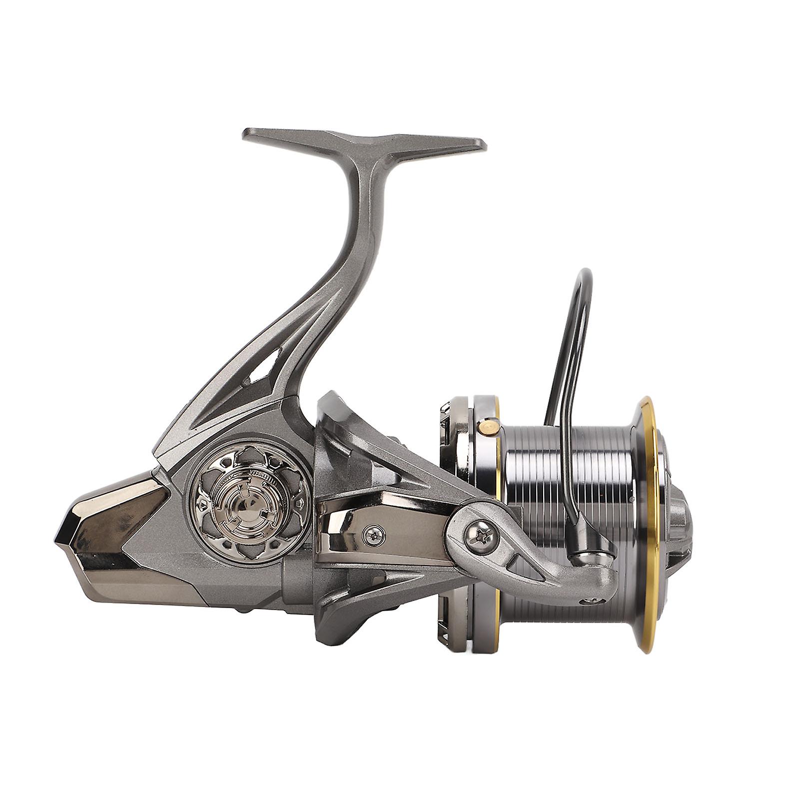 Metal 4.8:1 Gear Ratio 17+1 Spinning Reels Saltwater Long Distant No Gap Spinning Wheelngk10000