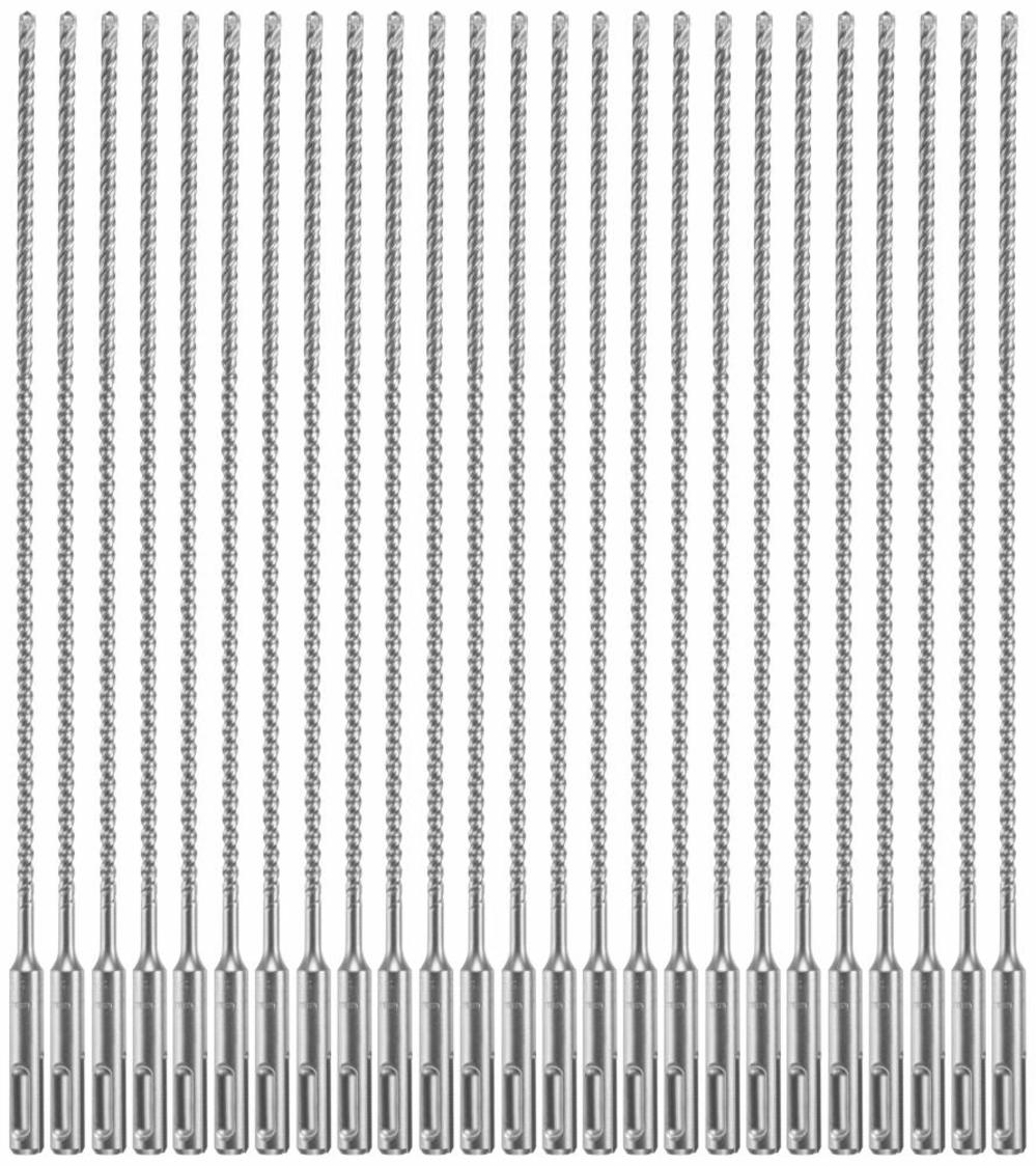 25 pc. 3/16 In. x 10 In. x 12 In. SDS-plus® Bulldog™ Xtreme Carbide Rotary Hammer Drill Bits