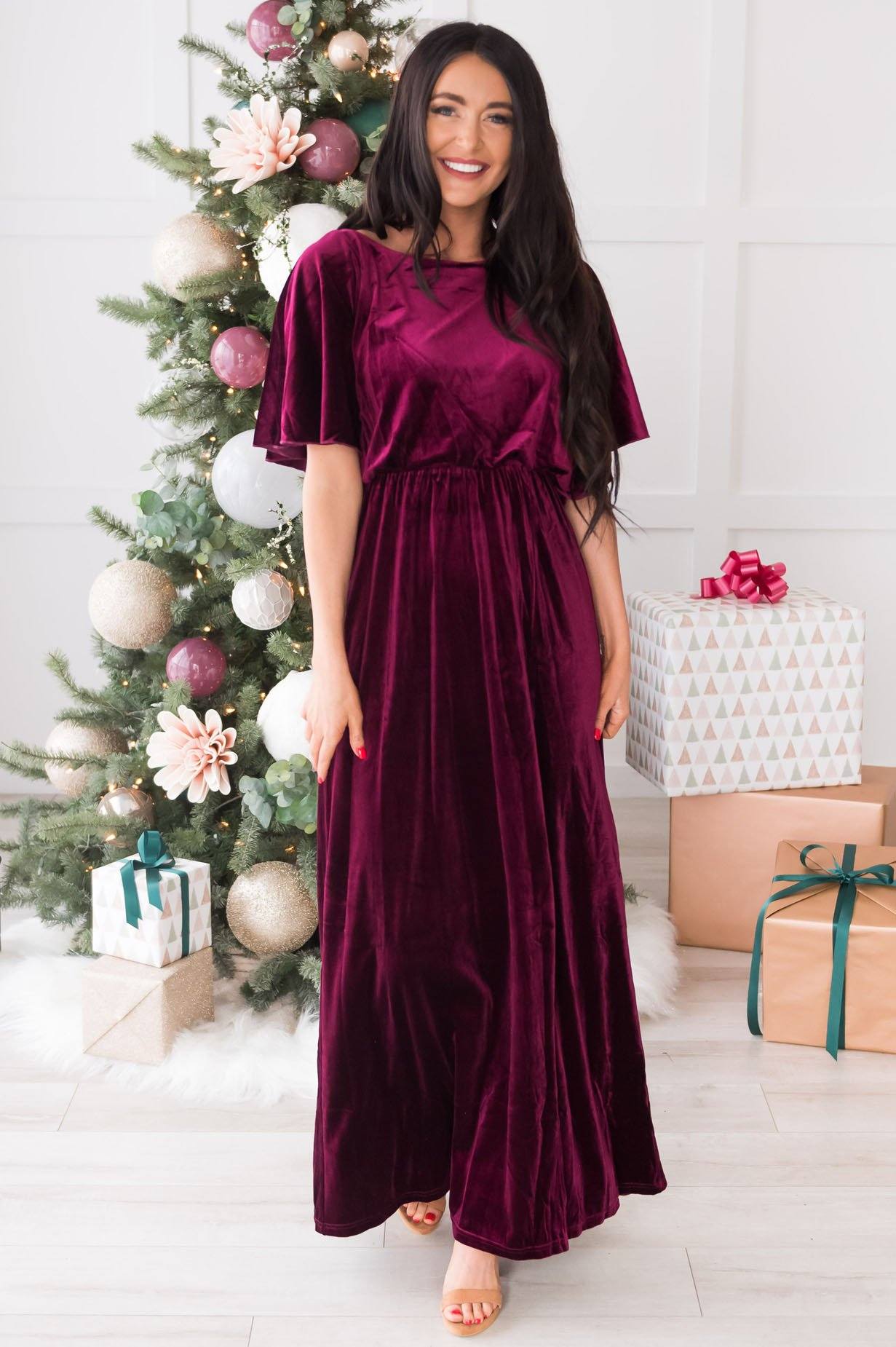 The Joy Evening Out Velvet Gown