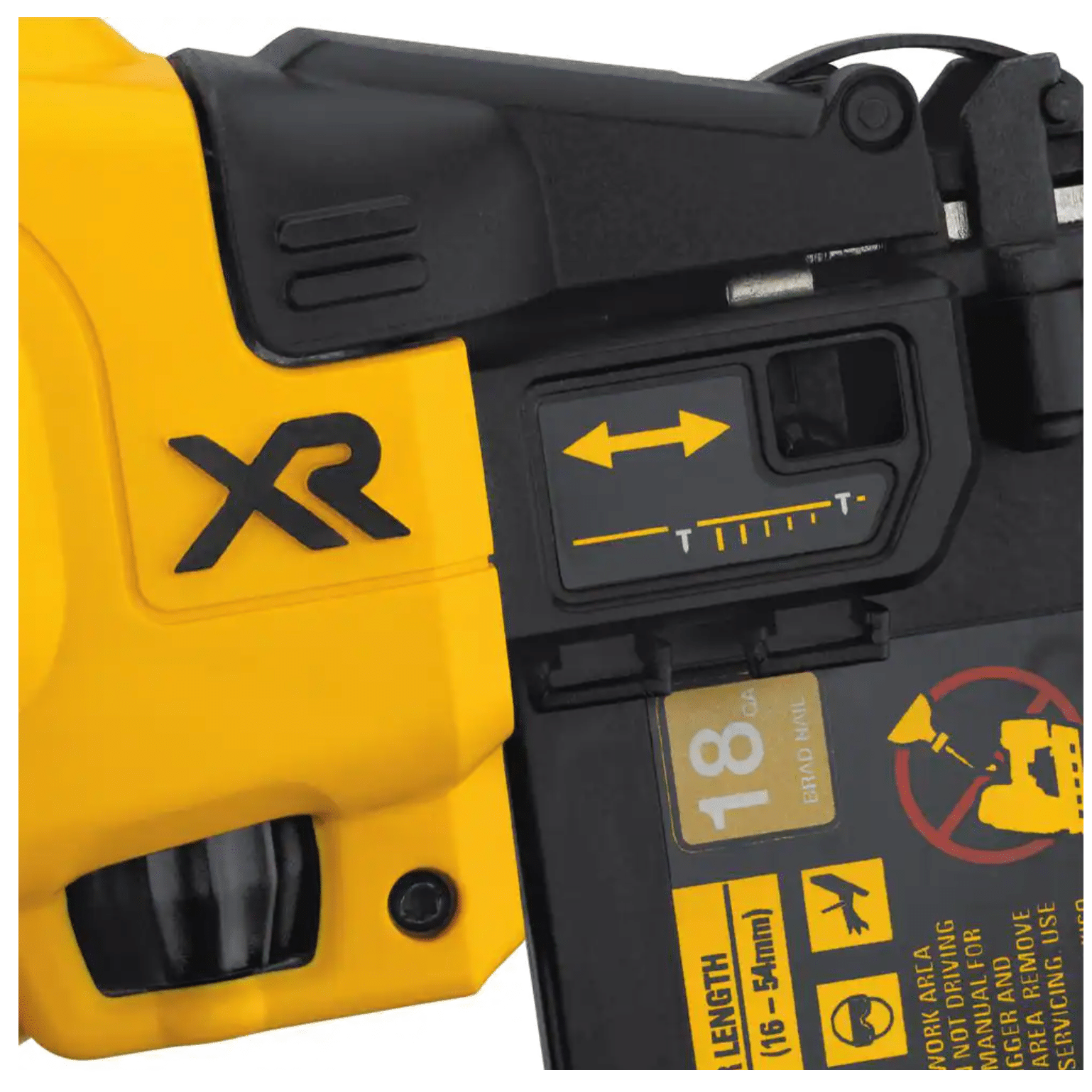 Dewalt 20-Volt MAX XR Lithium-Ion Cordless 18-Gauge Brad Nailer， Tool-Only (DCN680B)