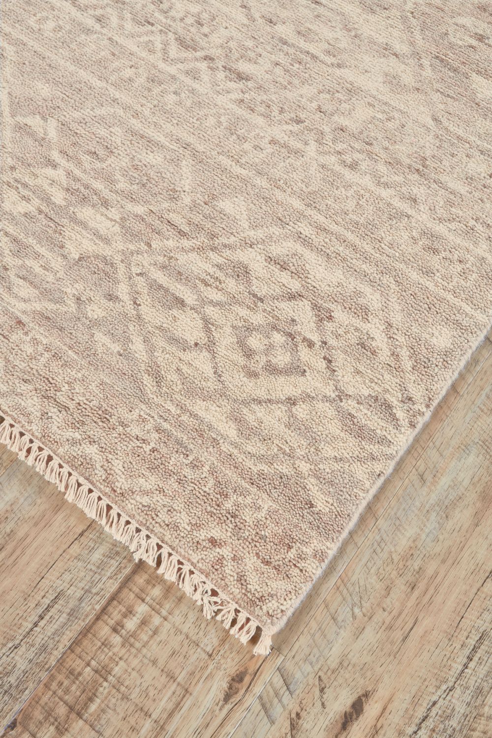 Shadan Hand Knotted Gray and Taupe Rug by BD Fine