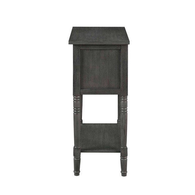 Kendra Hall Table Dark Gray Breighton Home