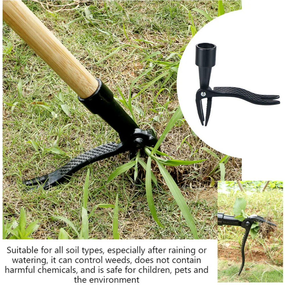 Weeding Head Replacement Metal Stand Up Weed Puller Head Gardening Digging Weeder Removal Accessory Landscaping Lawn Supplies