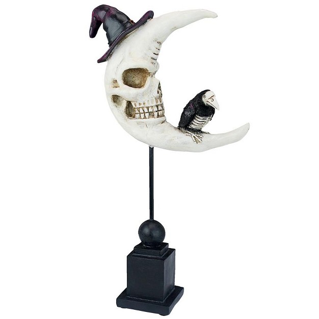 Design Toscano Warlock x27 s Raven Moon Halloween Statue