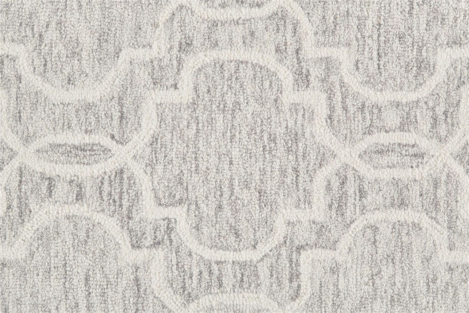 Natal Gray and Ivory Rug by BD Fine