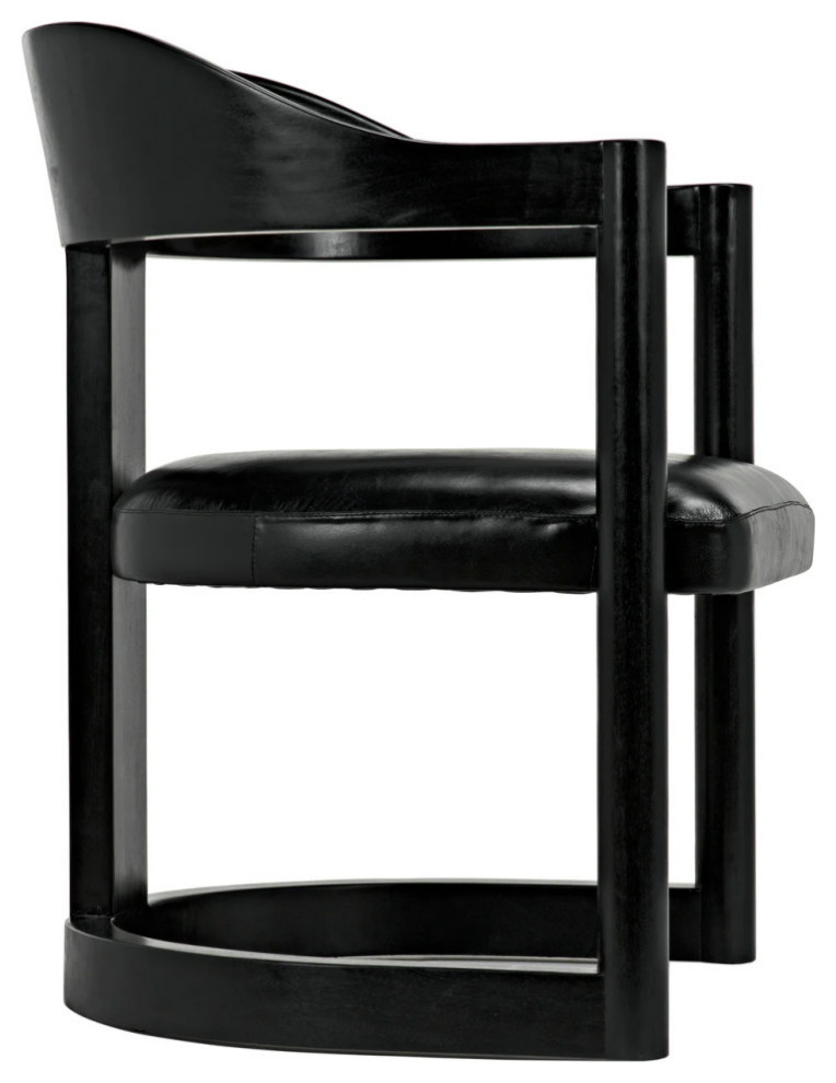 Harrington Chair  Charcoal Black Set of 2   Modern   Dining Chairs   by Rustic Home Furniture Deco  Houzz