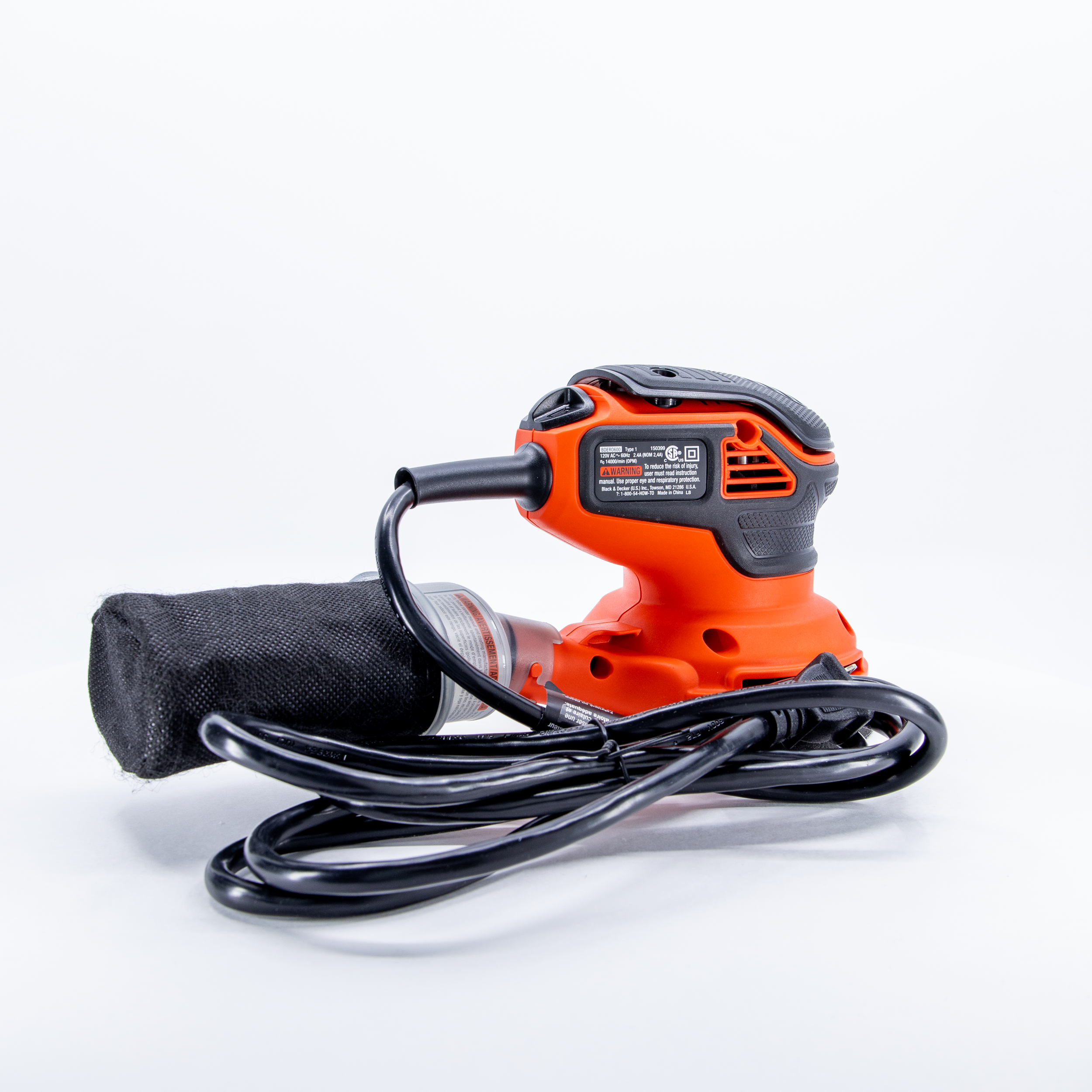 2.4 Amp 5 In. Electric Random Orbit Sander