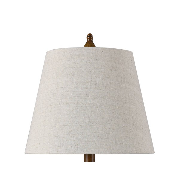 French Oak Marion Table Lamp Light Beige Stylecraft