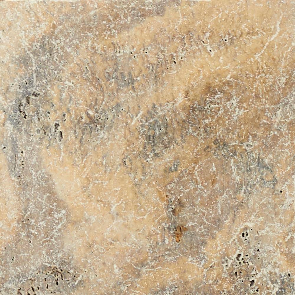 MSI Riviera Gold 16 in. x 16 in. Square Tumbled Travertine Paver Tile (20 Pieces35.6 sq. ft.Pallet) LPAVTRIV1616TL