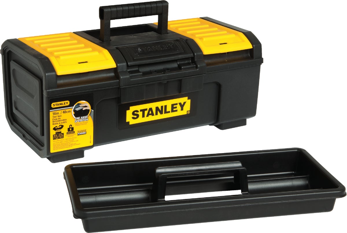 Stanley Auto Latch Toolbox Black Yellow