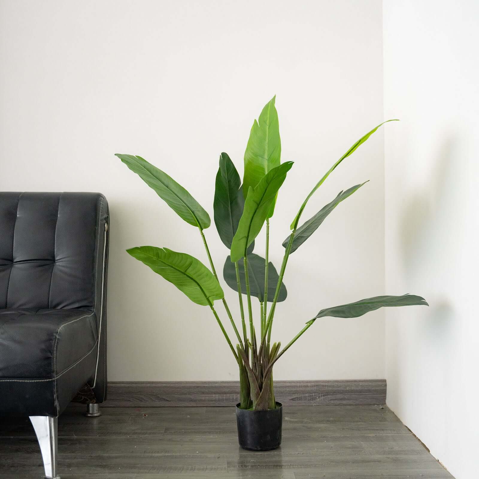 2 Pack Faux Potted Bird of Paradise Plant 3ft