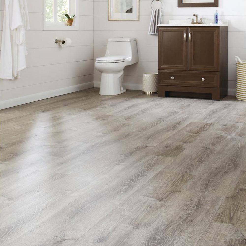 Lifeproof Sterling Oak 22 MIL x 8.7 in. W x 48 in. L Click Lock Waterproof Luxury Vinyl Plank Flooring (20.1 sqftcase) I966106LP