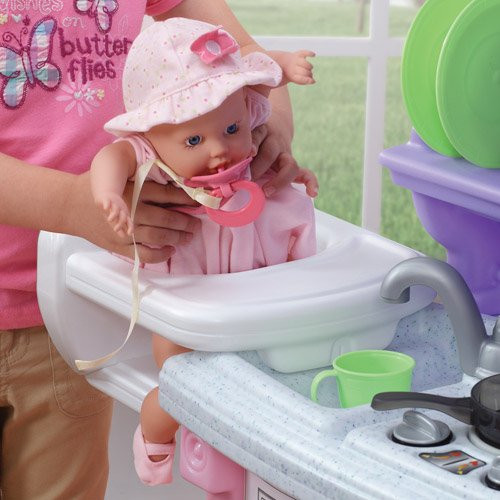 Step2 Little Bakers Kids Play Kitchen With 30 Piece Accessory Play Set