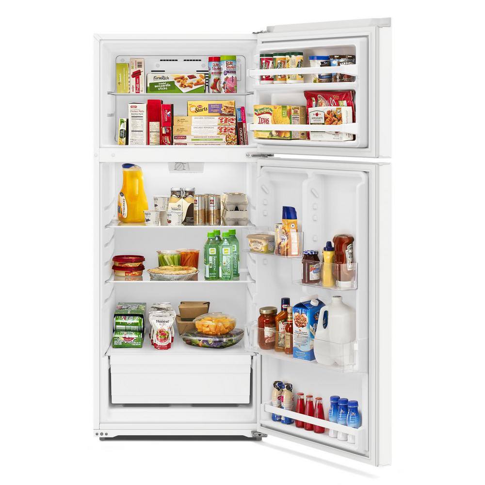 Amana 16.4 cu. ft. Built-in Top-Freezer Refrigerator in White ARTX3028PW