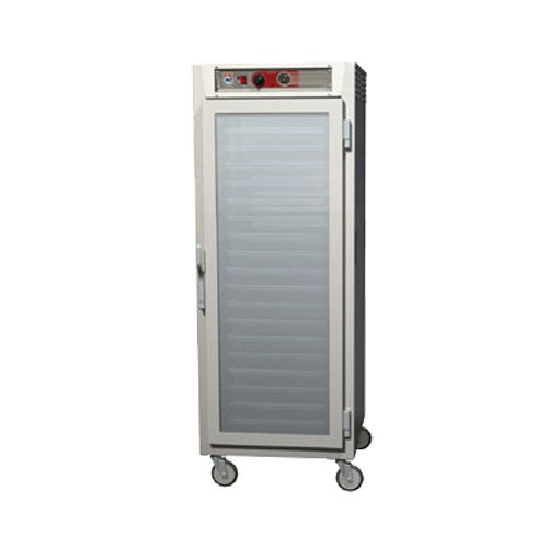 Metro C569L-NFC-U - C5 6 Series Heated Holding Cabinet， Mobile， Full Height， Insulated， Stainless Steel，Full Size Lexan Door