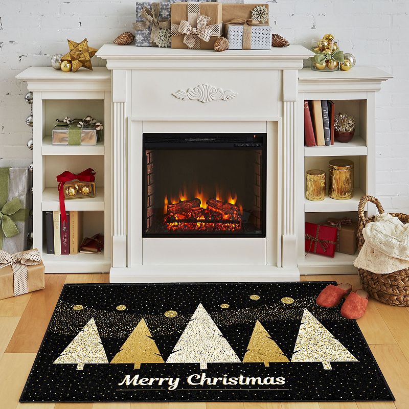 Mohawk® Home Prismatic Merry Polkadot Trees Rug