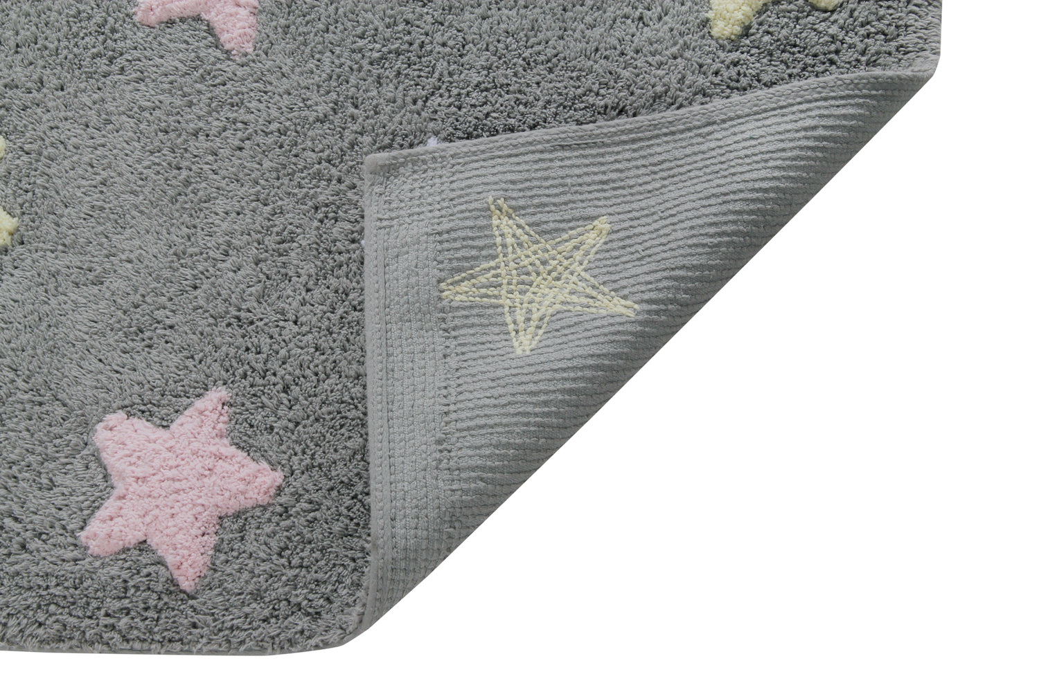 Estrellas Tricolor Gris Rug