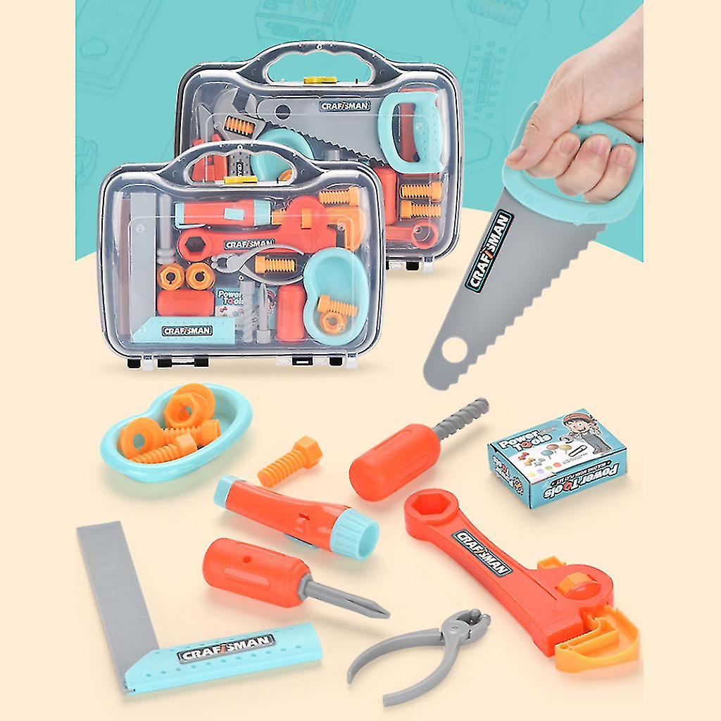 Kids Toy Tool Set Realistic Kids Construction Toy Include Drill， Sander Toy