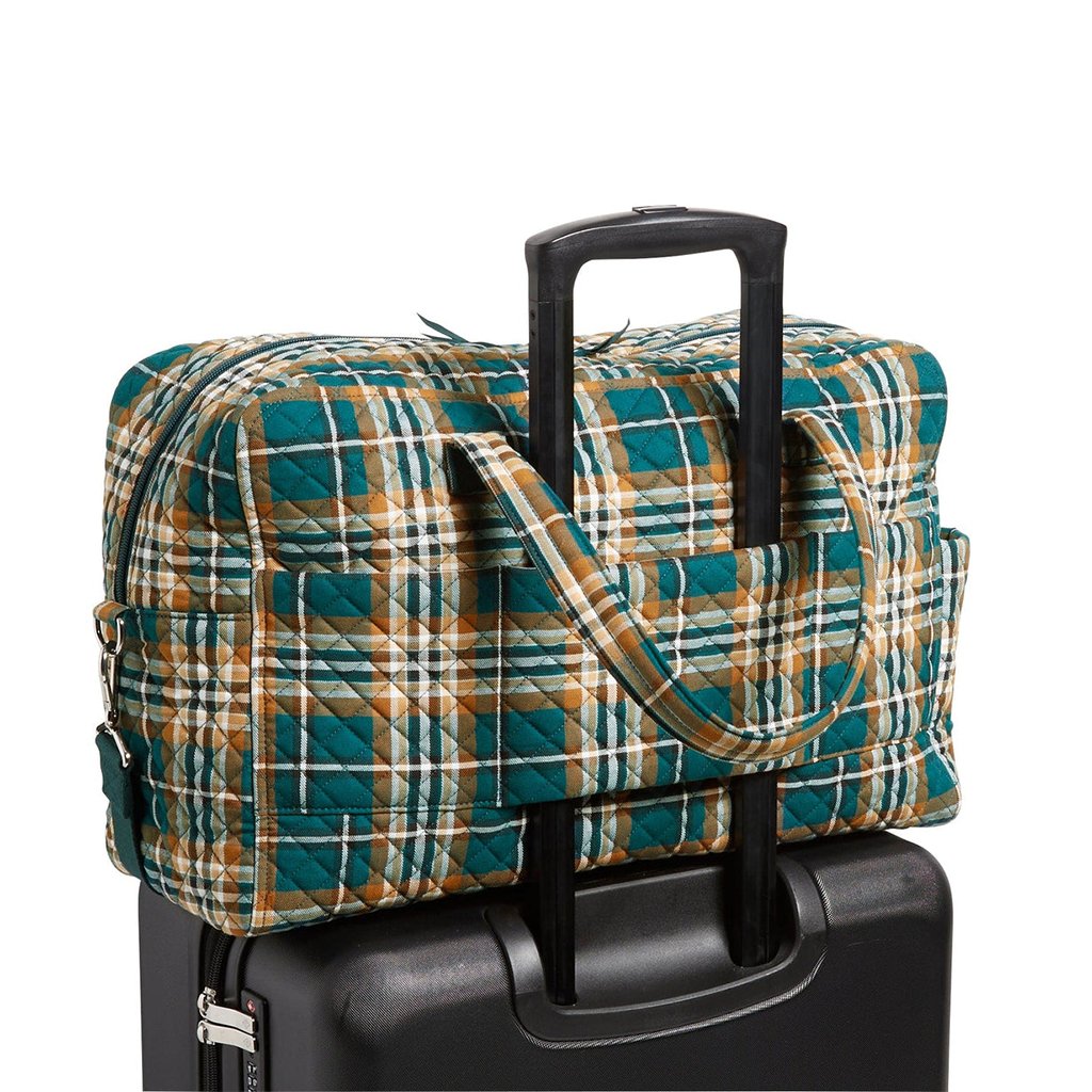 Vera Bradley  Weekender Travel Bag in Orchard Plaid