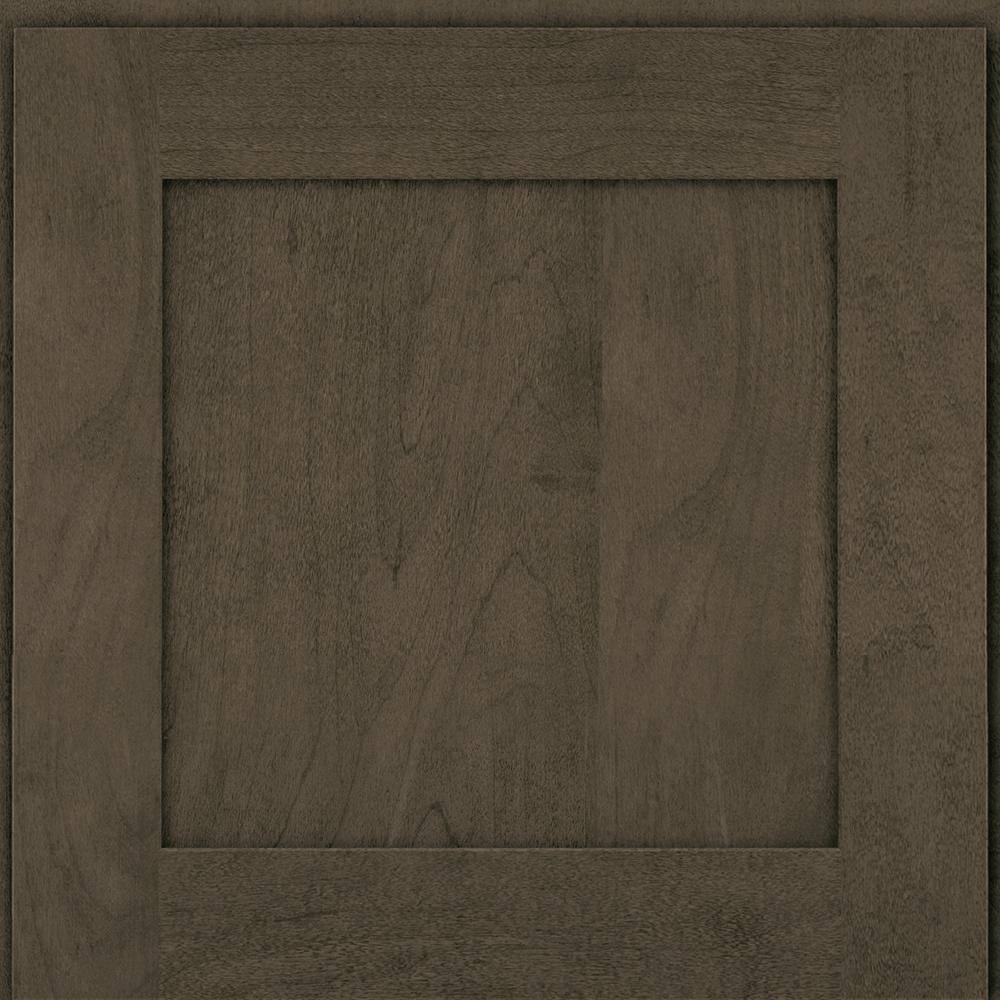 KraftMaid 14-58 in. x 14-58 in. Cabinet Door Sample in Cannon Grey RDCDSMP4D81M